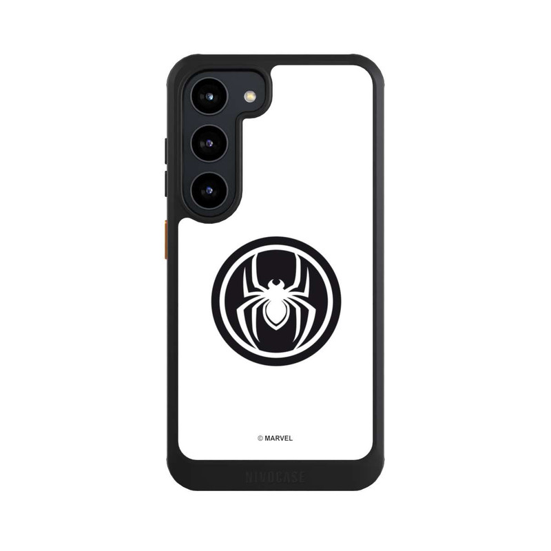 Galaxy S23 NIVOcore Spider-Man Logo White