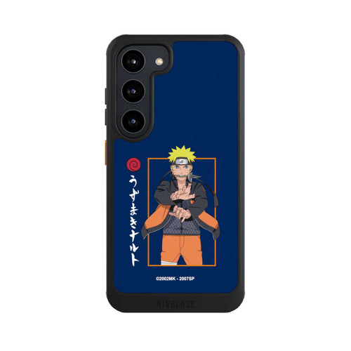 Samsung Galaxy S23 NIVOcore Naruto Kampfposition Blau
