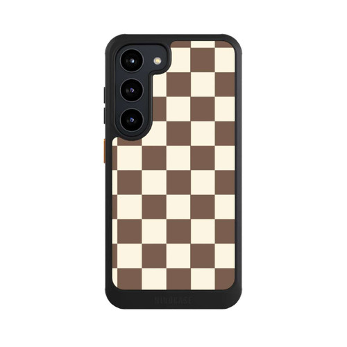 Samsung Galaxy S23 NIVOcore Checkerboard brown
