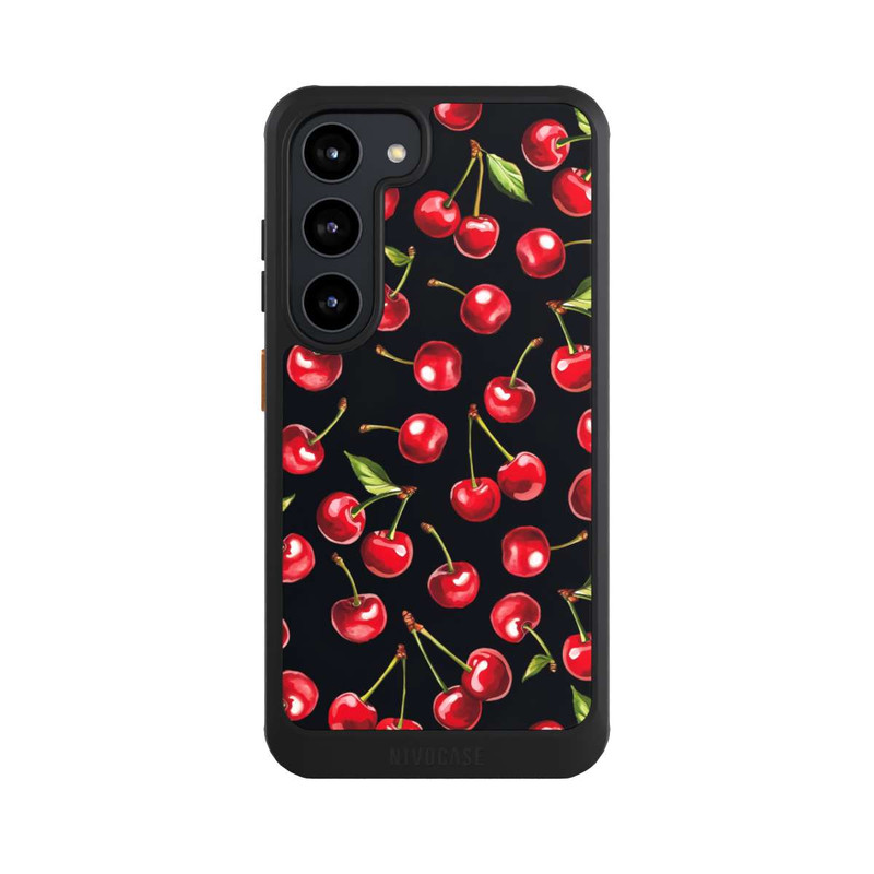 Galaxy S23 NIVOcore Motif de baies noir avec IA