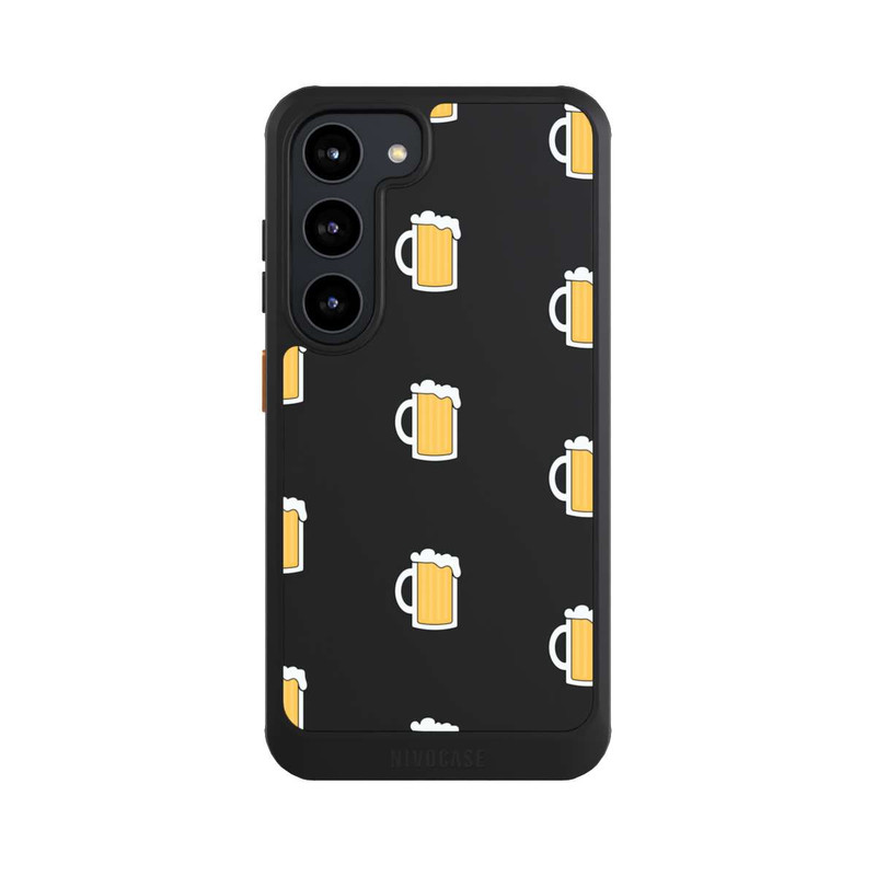 Galaxy S23 NIVOcore Beer Glass Pattern Illustration