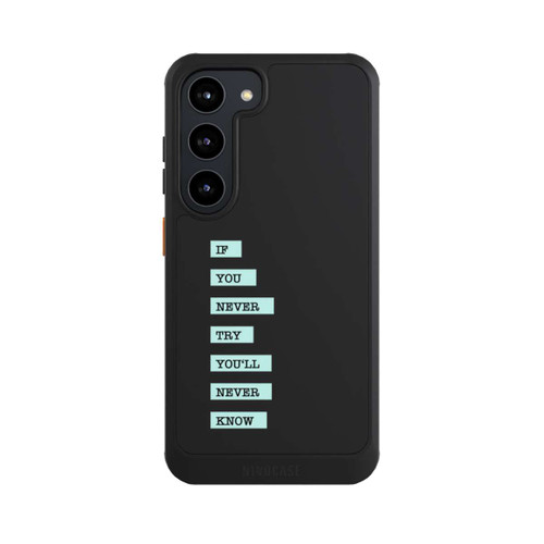 Samsung Galaxy S23 NIVOcore If You Try Green Transparent