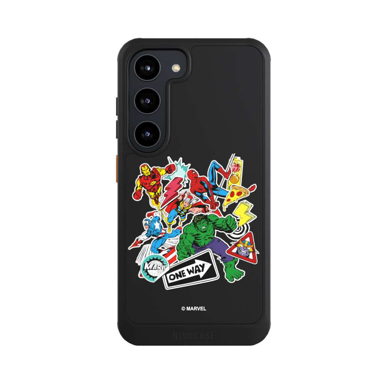 Galaxy S23 NIVOcore Capitan American Shield Transp