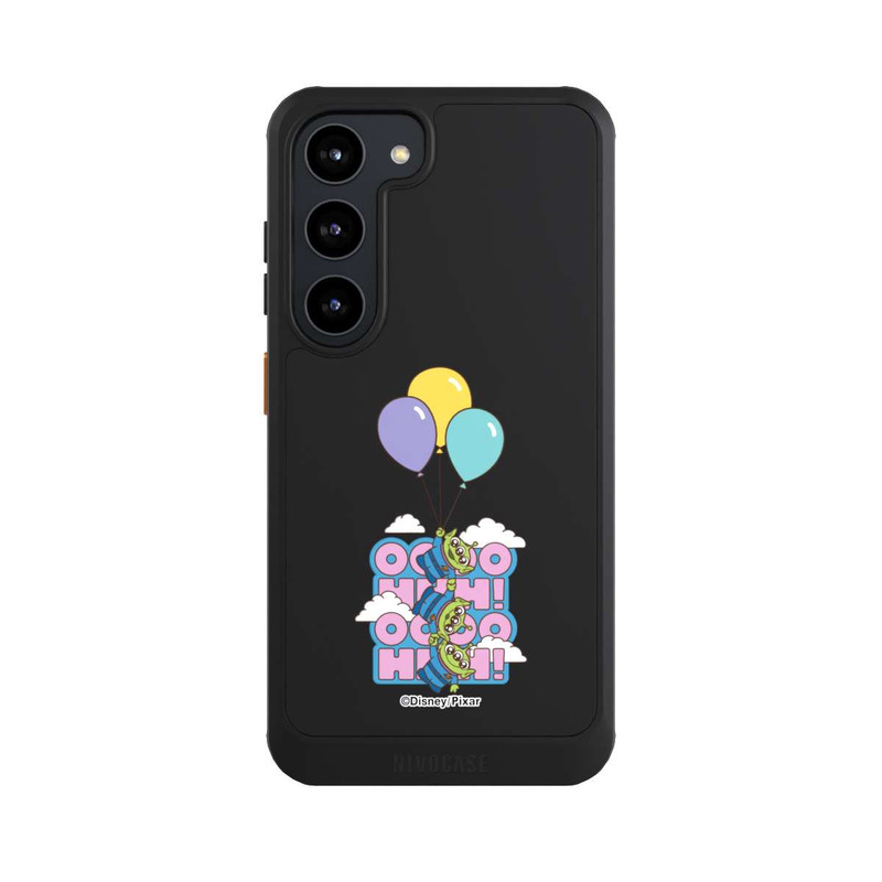 Galaxy S23 NIVOcore Toy Story Aliens Balloons OOOOHHH Transparent