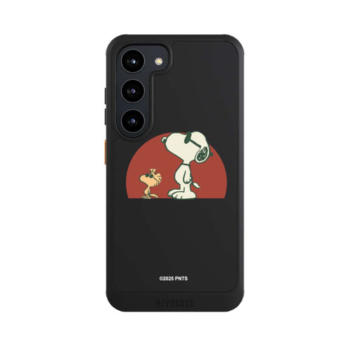 Samsung Galaxy S23 NIVOcore Snoopy Woodstock Far Out transparent