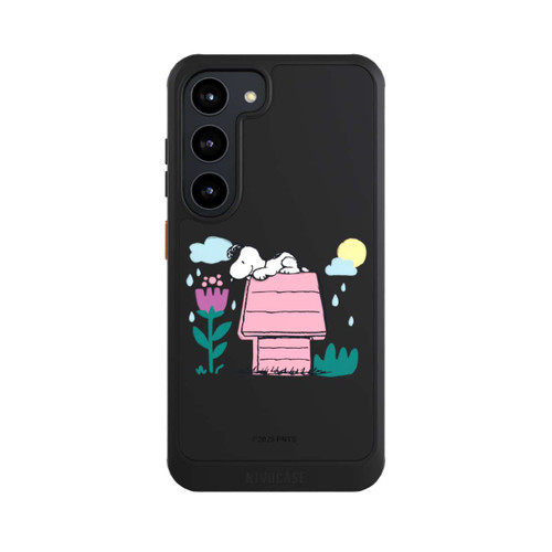 Samsung Galaxy S23 NIVOcore Snoopy Hundehütte Frühling transparent
