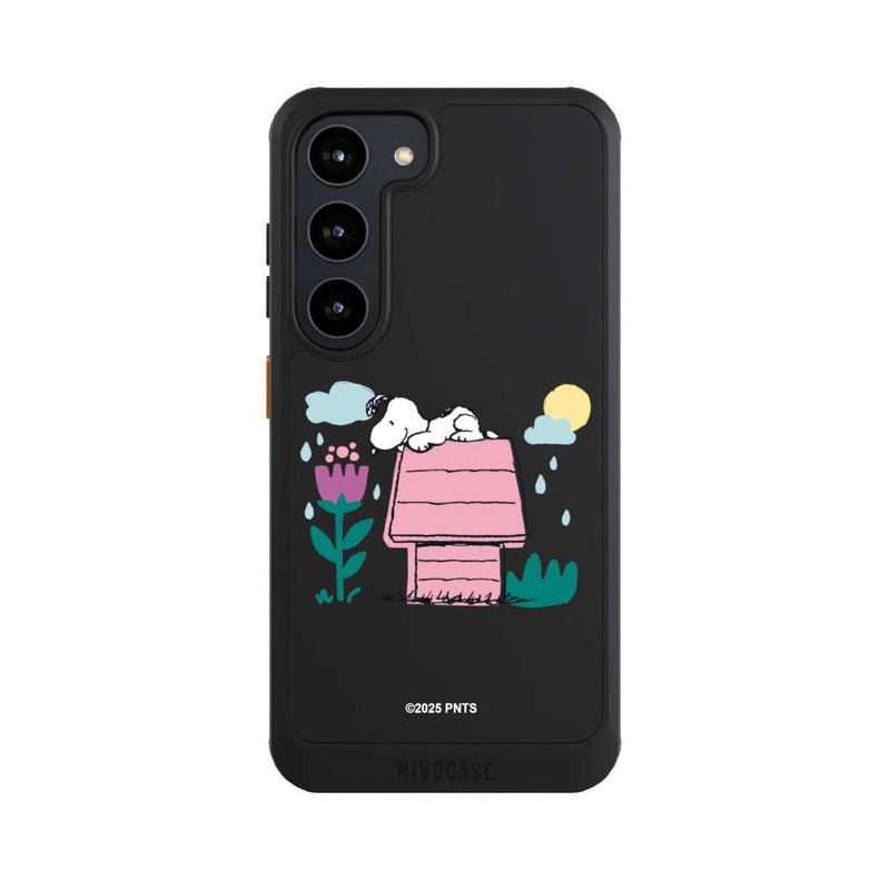 Galaxy S23 NIVOcore Snoopy Hundehütte Frühling transparent