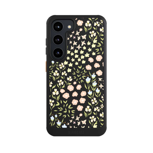 Samsung Galaxy S23 NIVOcore Blumenmuster Pastell Transparent