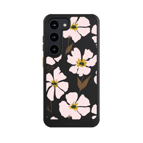 Samsung Galaxy S23 NIVOcore Simple Pastell Flowers Rose Transparent