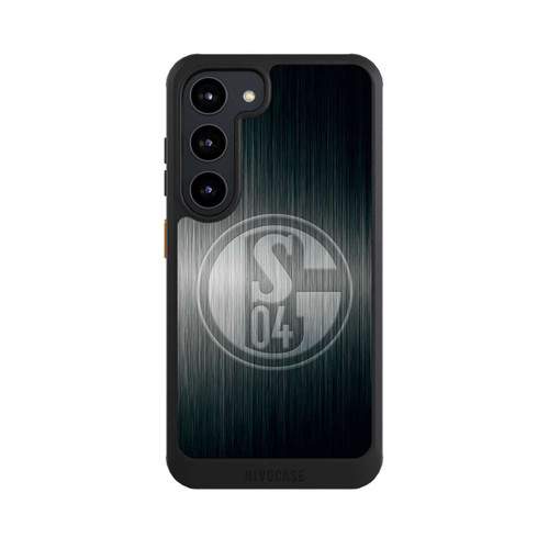 Samsung Galaxy S23 NIVOcore Schalke 04 Metall Look
