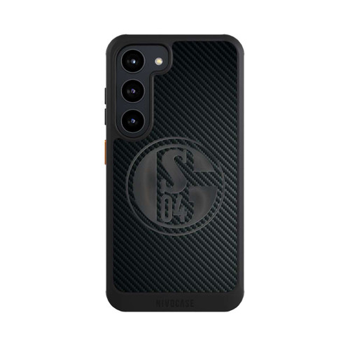 Samsung Galaxy S23 NIVOcore Schalke 04 Carbon Look
