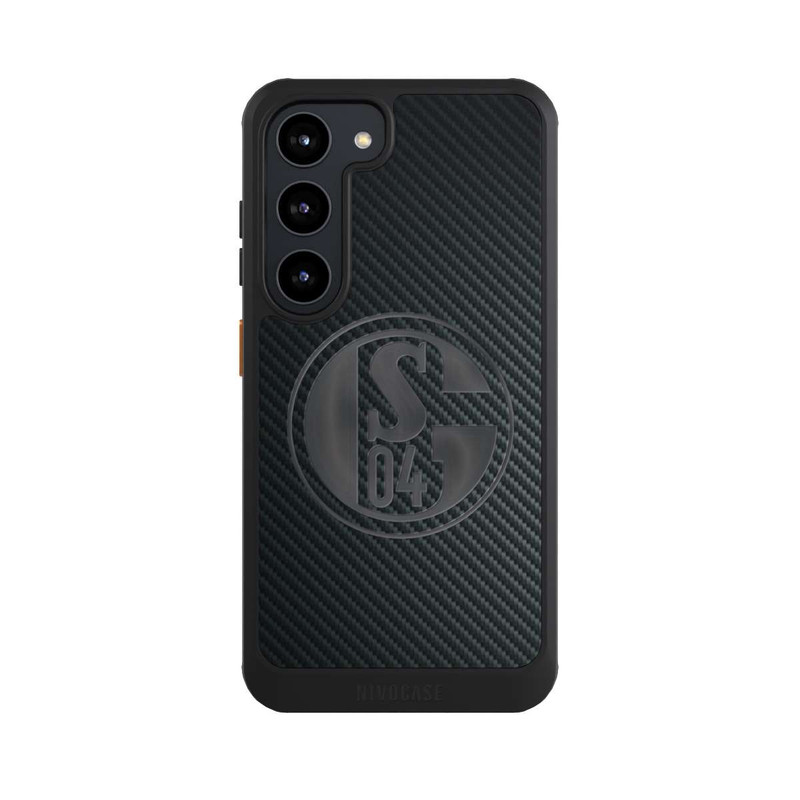 Galaxy S23 NIVOcore Schalke 04 Carbon Look