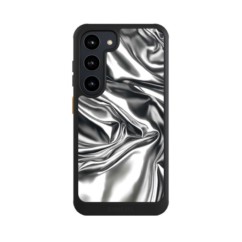 Galaxy S23 NIVOcore Shiny Chrome Silver