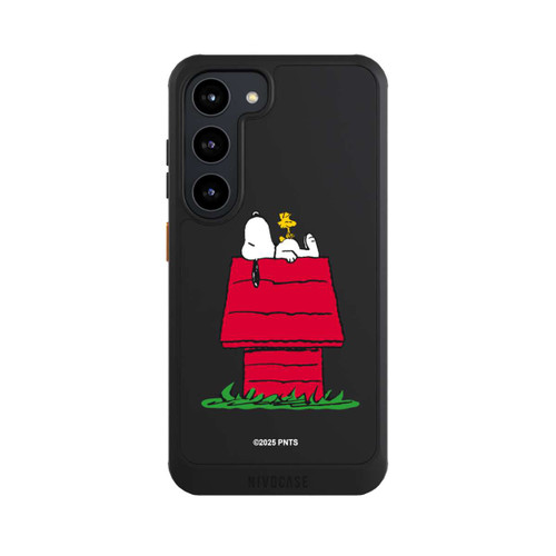 Samsung Galaxy S23 NIVOcore Snoopy and Woodstock Classic transparent