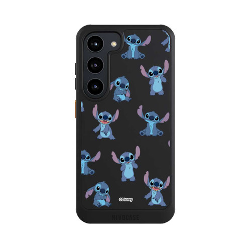 Samsung Galaxy S23 NIVOcore Stitch Faces Pattern Transparent