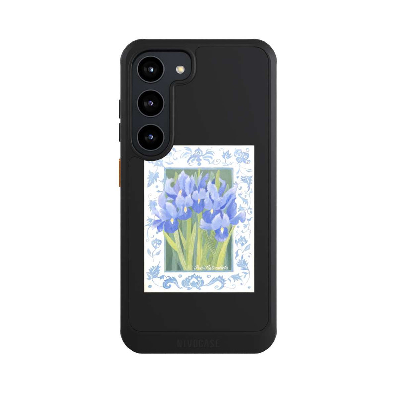 Galaxy S23 NIVOcore Blue Iris, by Jennifer Abbott