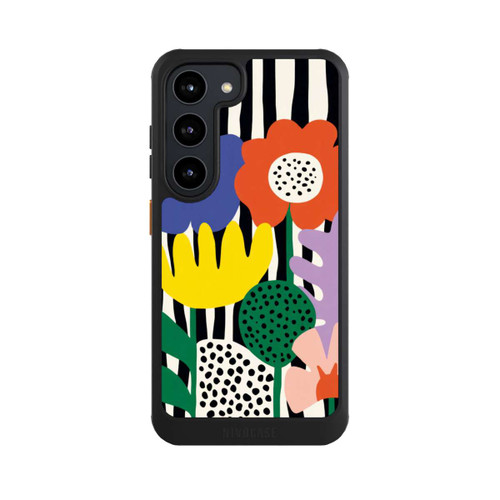 Samsung Galaxy S23 NIVOcore Flowers Striped Background