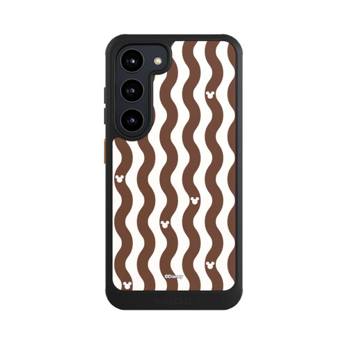 Samsung Galaxy S23 NIVOcore Mickey Mouse Brown Pattern Waves