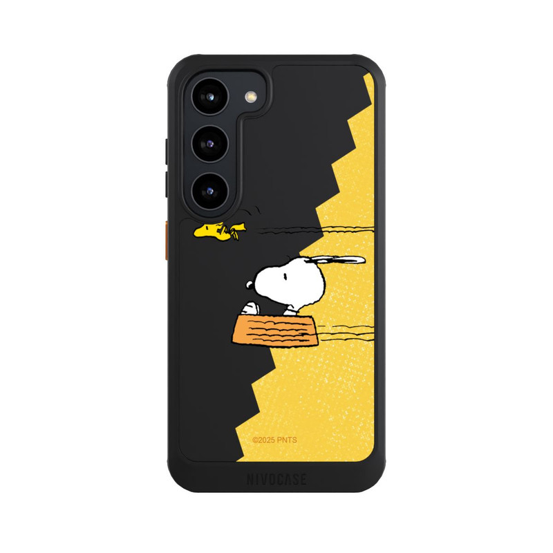 Galaxy S23 NIVOcore Peanuts-Snoopy und Woodstock Transparent