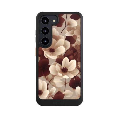 Samsung Galaxy S23 NIVOcore Naturfarbenes Blumenmuster mit KI