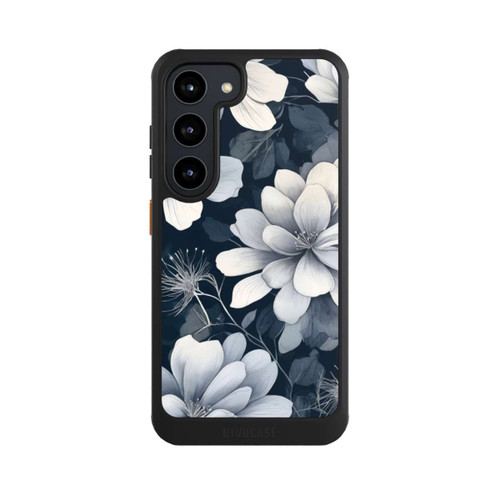 Samsung Galaxy S23 NIVOcore Negative Flower Blue White with AI