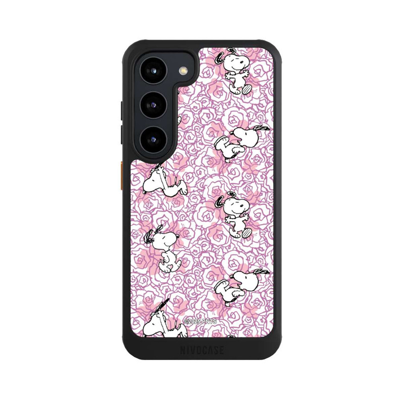 Galaxy S23 NIVOcore Peanuts Pink Roses Pattern