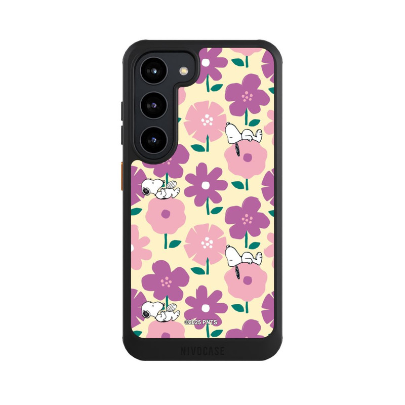 Galaxy S23 NIVOcore Peanuts Flower Pattern Yellow