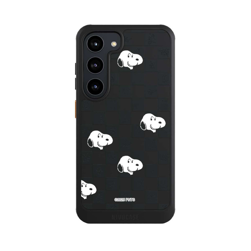 Galaxy S23 NIVOcore Snoopy Checked Pattern
