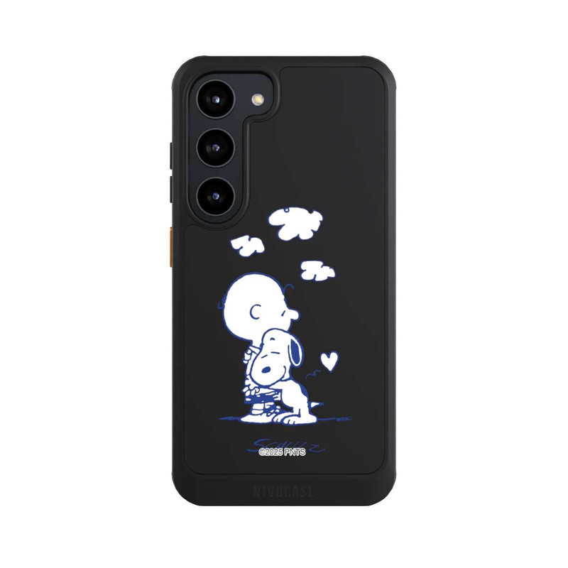 Galaxy S23 NIVOcore Peanuts Charlie Brown Snoopy Hug Transparent