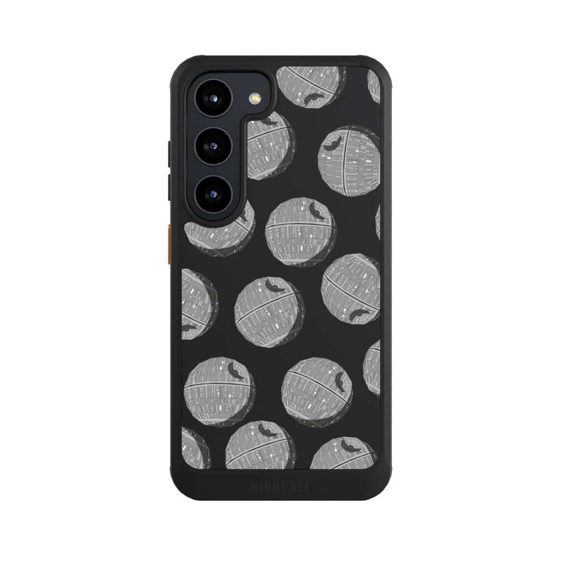 Galaxy S23 NIVOcore death-star-pattern-transparent