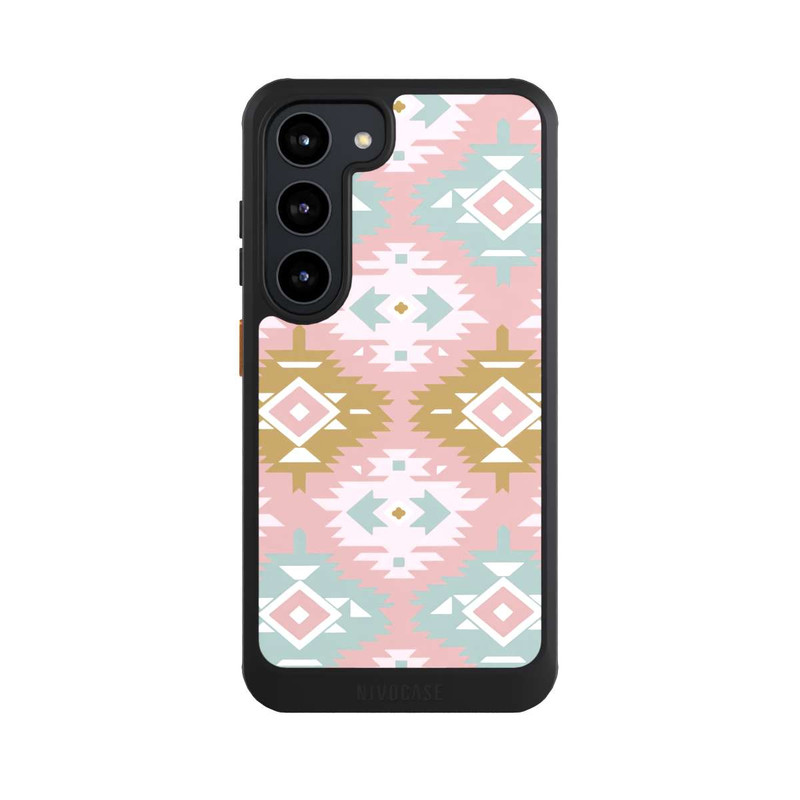 Galaxy S23 NIVOcore Modern Tribal Boho Aztec Geometric Design