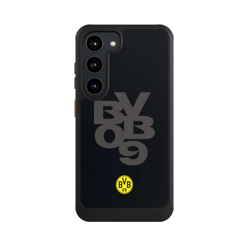 Galaxy S23 NIVOcore BVB09 Grau Schwarz
