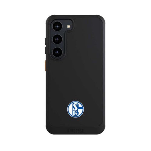 Samsung Galaxy S23 NIVOcore FC Schalke 04 Logo Klein Transparent