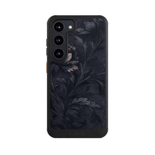 Samsung Galaxy S23 NIVOcore Dunkles Blumenmuster Vintage
