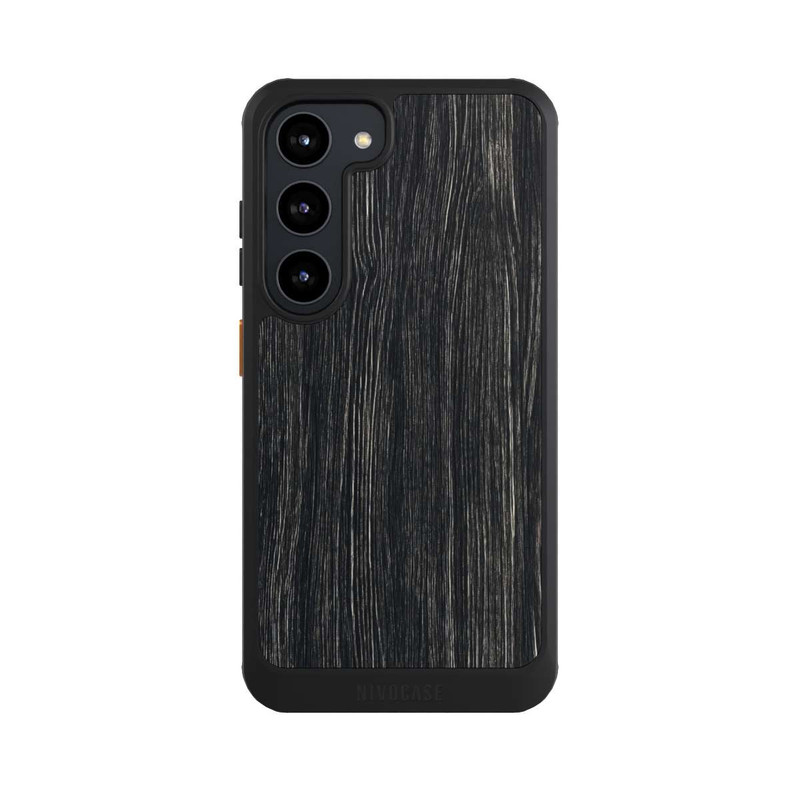 Galaxy S23 NIVOcore Dark Wood Texture