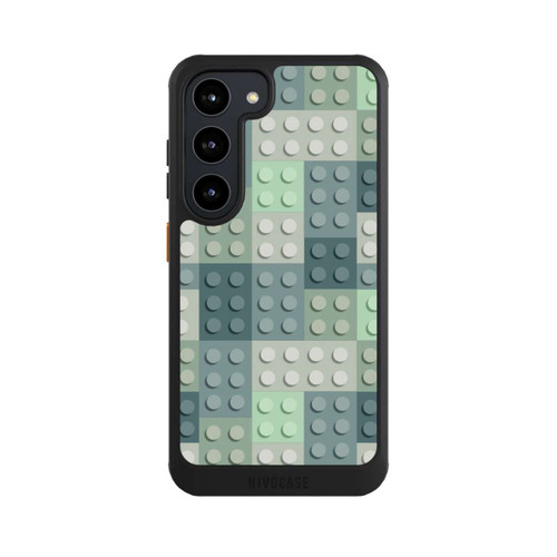 Samsung Galaxy S23 NIVOcore Modèle de blocs verts