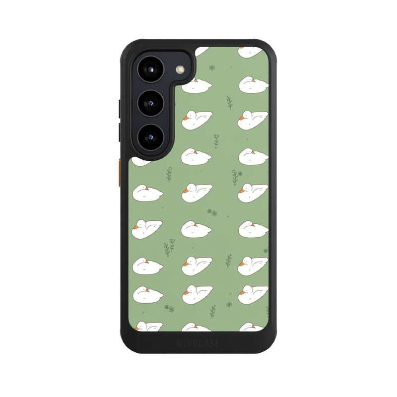 Galaxy S23 NIVOcore Canard Dessin Animé Vert