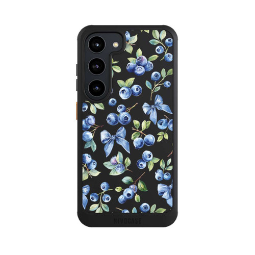 Samsung Galaxy S23 NIVOcore Blaubeere Schleifen Transparent mit KI