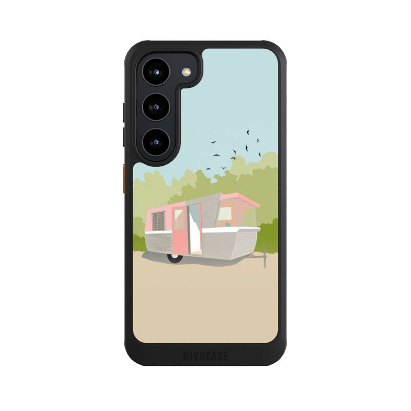 Galaxy S23 NIVOcore Retro Glamping by Roberta Murray