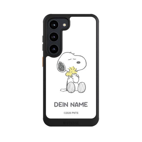 Samsung Galaxy S23 NIVOcore Snoopy And Woodstock Cuddling Personnalisable