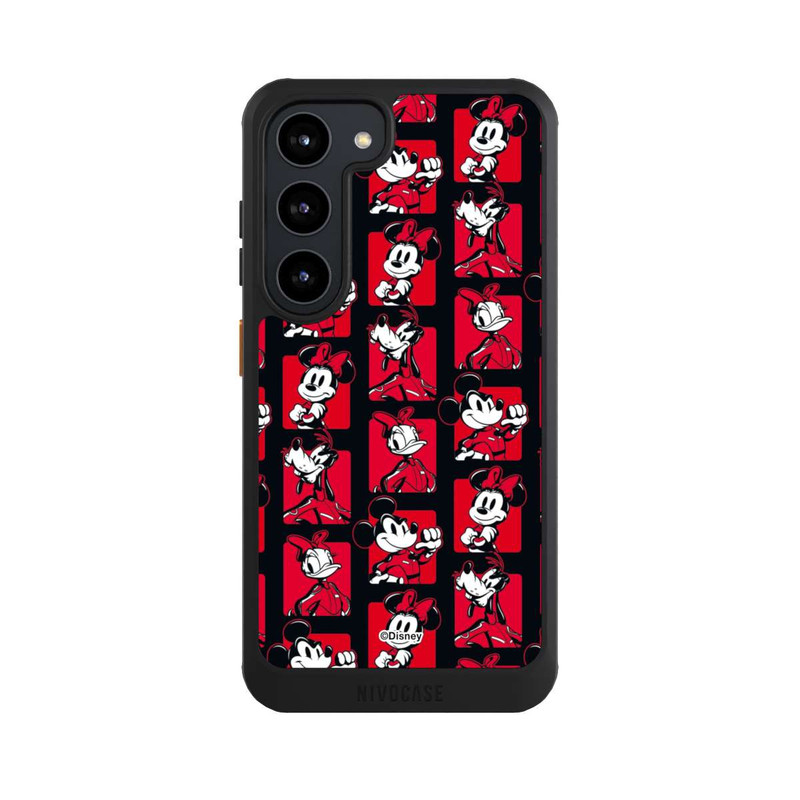 Galaxy S23 NIVOcore Micky Maus Racing Muster Rot