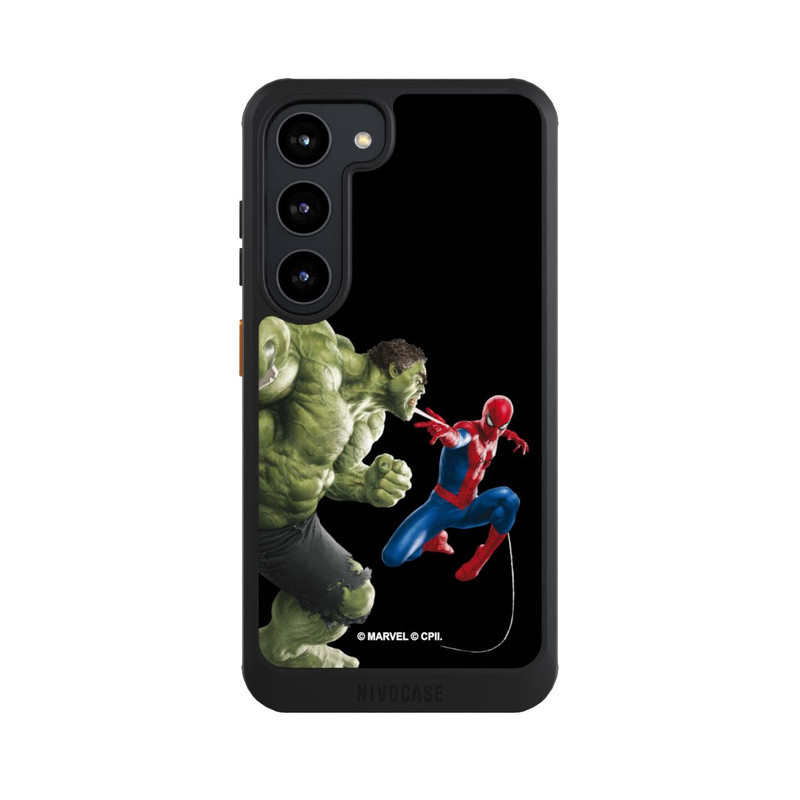 Galaxy S23 NIVOcore Spider-Man und Hulk