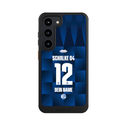 Samsung Galaxy S23 NIVOcore Schalke 04 Trikot Personalisierbar 26-27