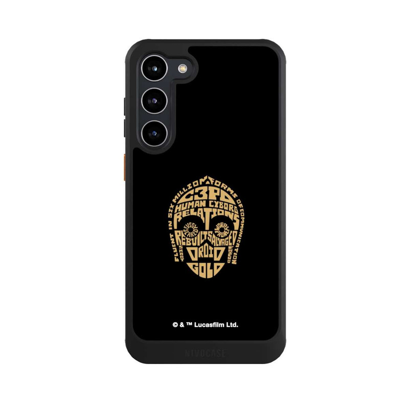 Galaxy S23 + NIVOcore C3PO Typo Grafisch