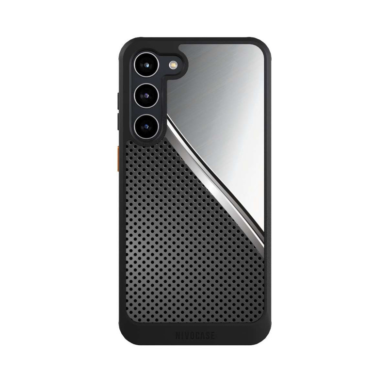 Galaxy S23 + NIVOcore Surface Métallique en Duo
