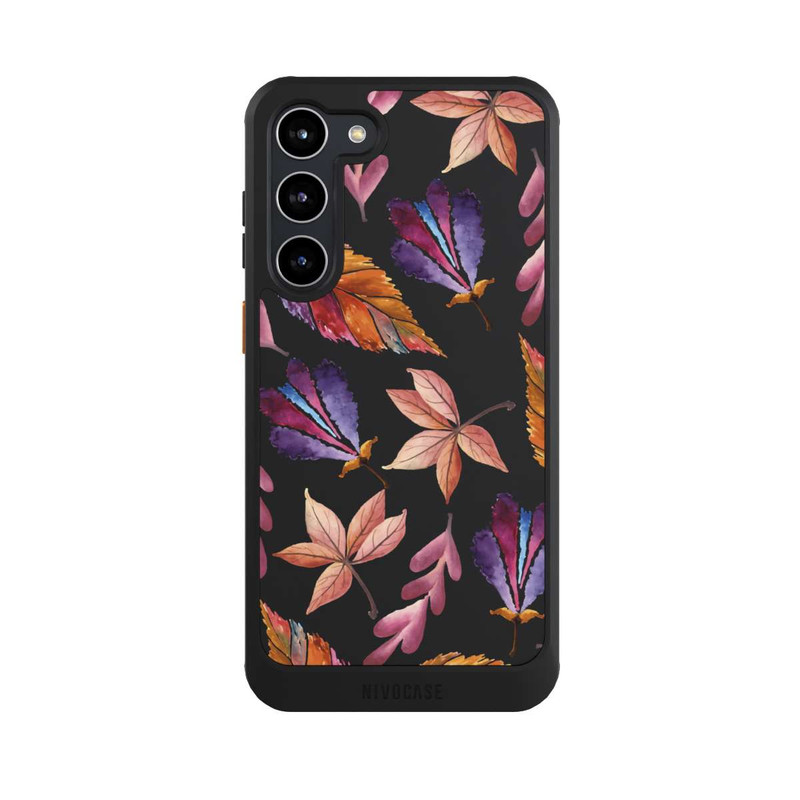 Galaxy S23 + NIVOcore Feuilles aquarelles