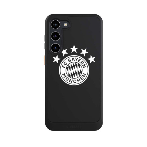 Samsung Galaxy S23+ NIVOcore FCB Logo einfarbig mit Sternen - ohne Hintergrund