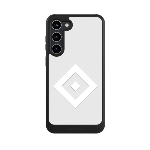 Samsung Galaxy S23+ NIVOcore Rauten Logo auf HSV Grau