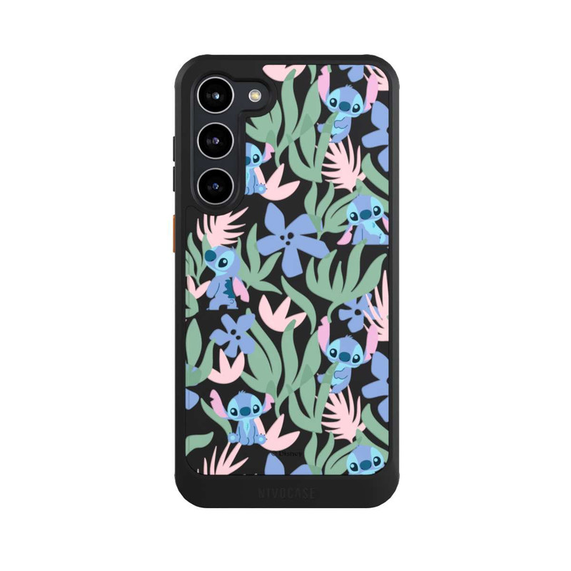 Galaxy S23 + NIVOcore Floral Pattern Stitch Transparent