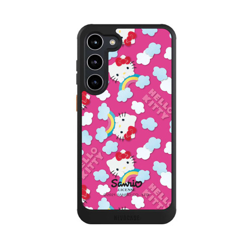 Samsung Galaxy S23+ NIVOcore Hello Kitty Regenbogenmuster